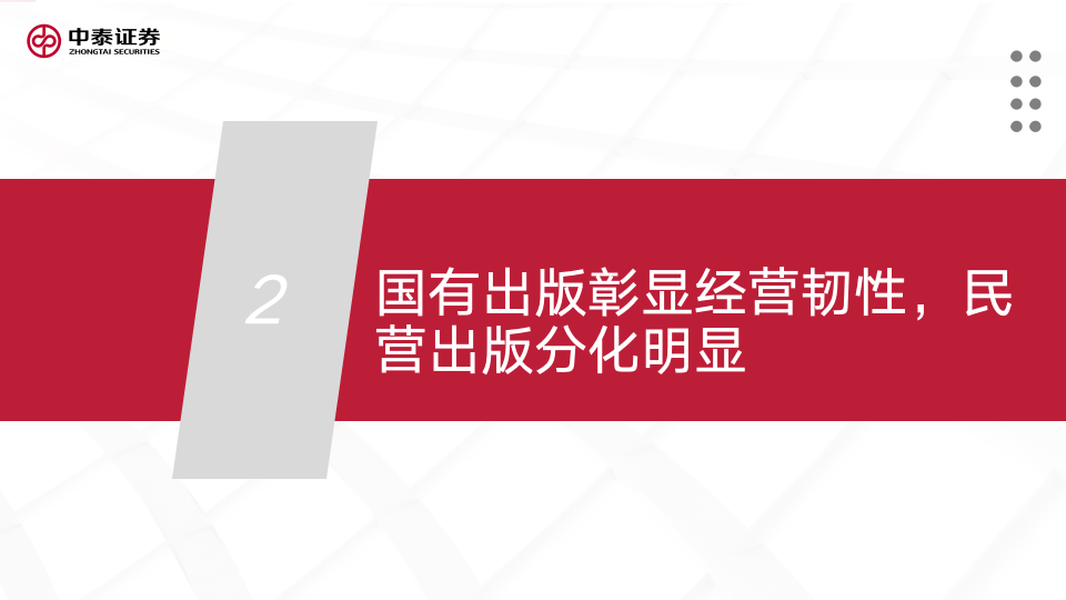 【中泰传媒】出版年报与一季报总结：主业恢复，奋楫笃行
